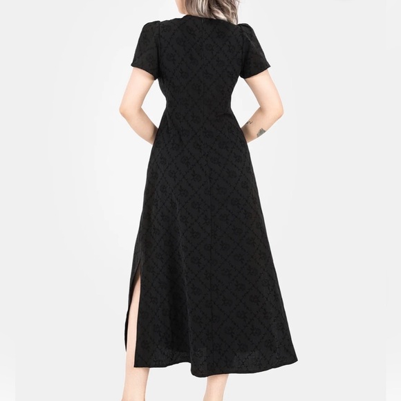 Disturbia Polgara Floral Jacquard Midaxi Dress - Picture 3 of 8